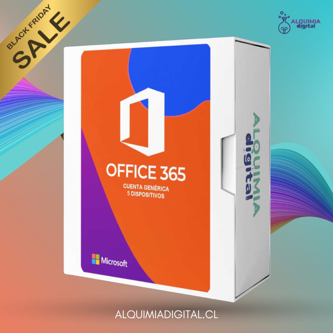 Office 365 - Cuenta Original - 5 Dispositivos - Descuento Regreso a Clases - Alquimia Digital CL