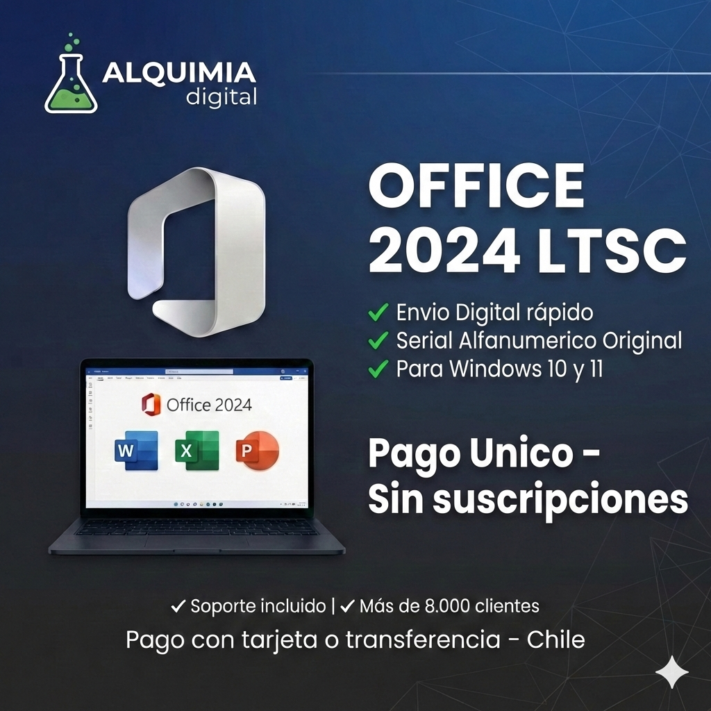 Office 2024 Profesional Plus LTSC  - Windows - CyberDays - Alquimia Digital CL