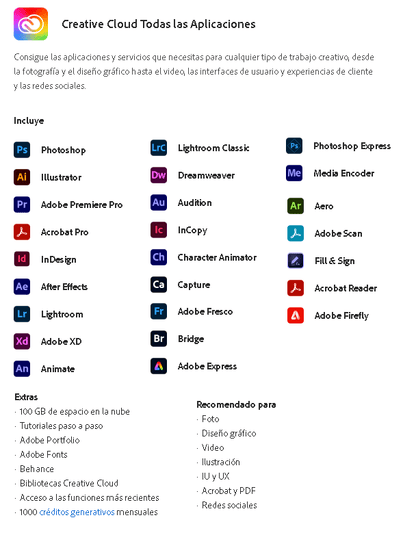 CYBER - Ad‌‌‍o‌‍b‌‌‍e‌ Creative Cloud - Descuento Suscripción Original - Alquimia Digital CL